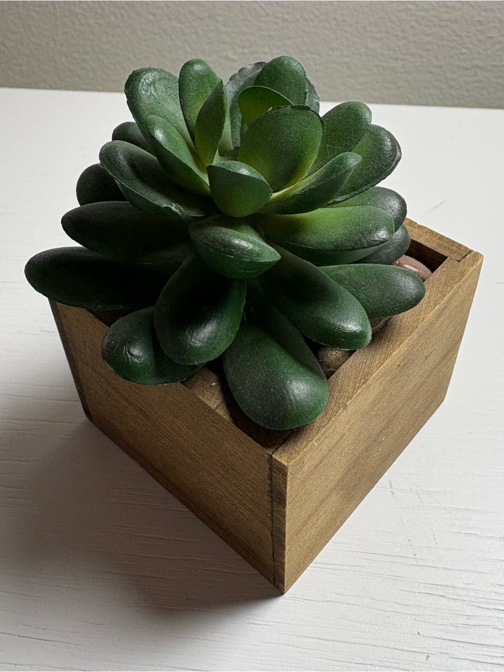 Small Faux Potted Succulent Plant Decor